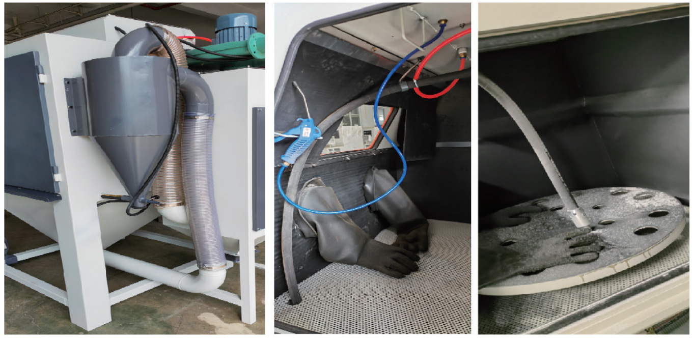 Manual environment-friendly sandblasting machine