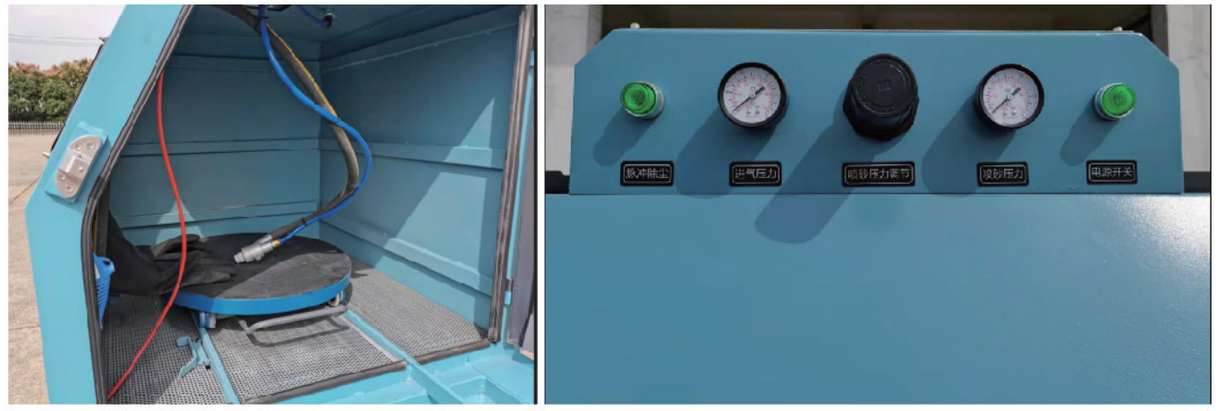 Environmental protection mold sandblasting machine
