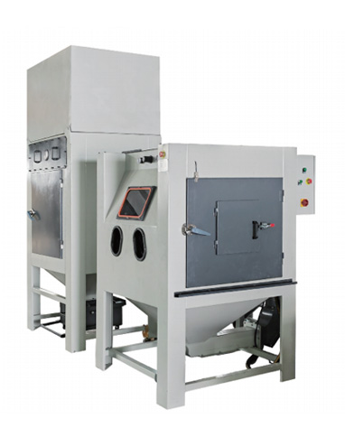 Split type pressure feed sand blasting equipment
