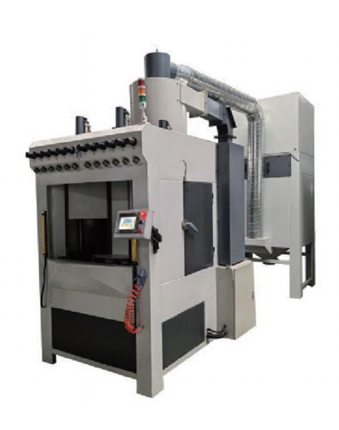 Automatic rotary disk sand blasting machine