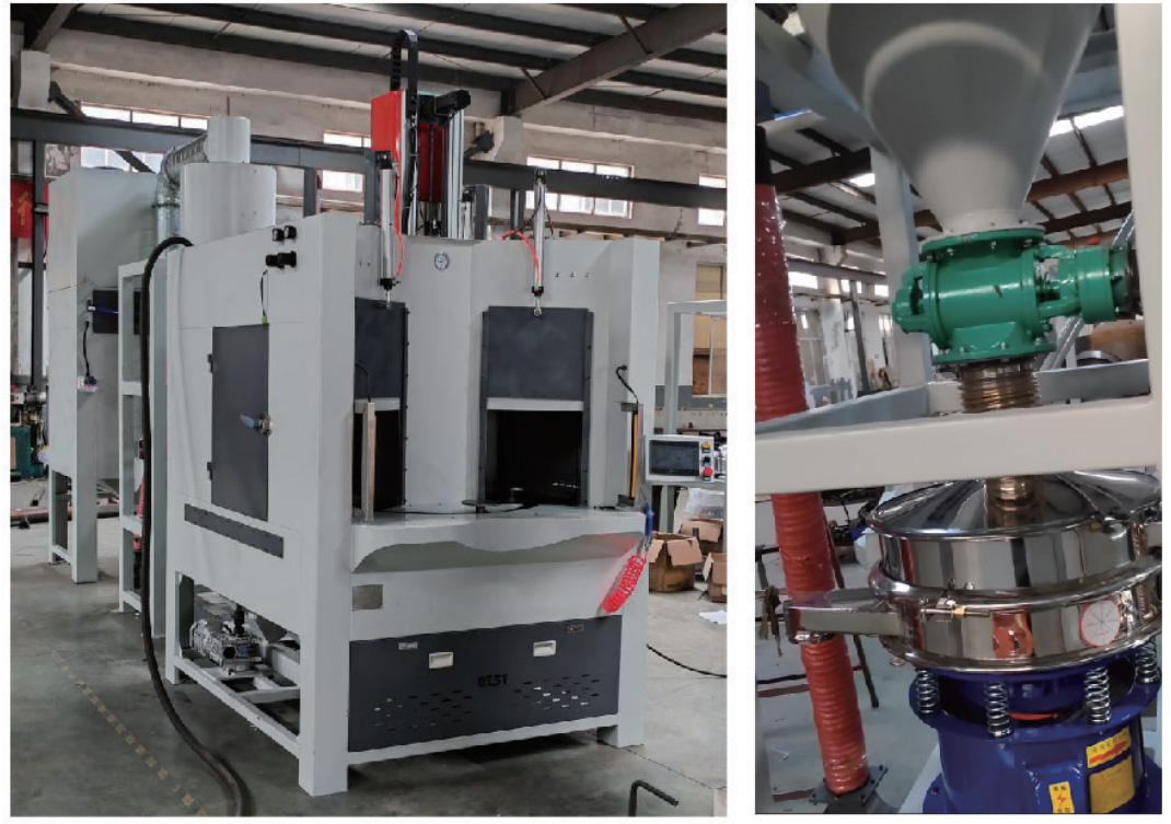 CNC rotary disk sandblasting equipment