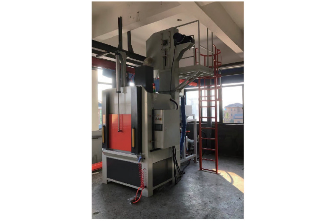 Tooth surface strengthening shot blasting machine