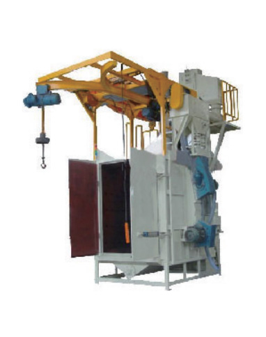 Hook type shot blasting machine