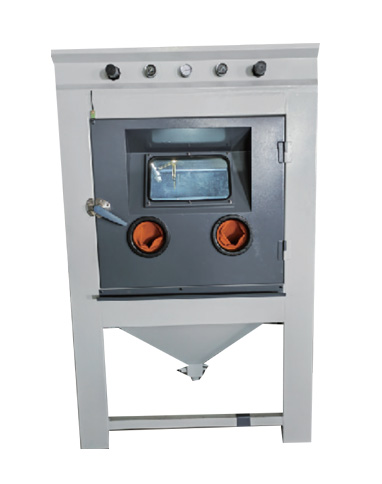 Steel type manual sandblasting machine